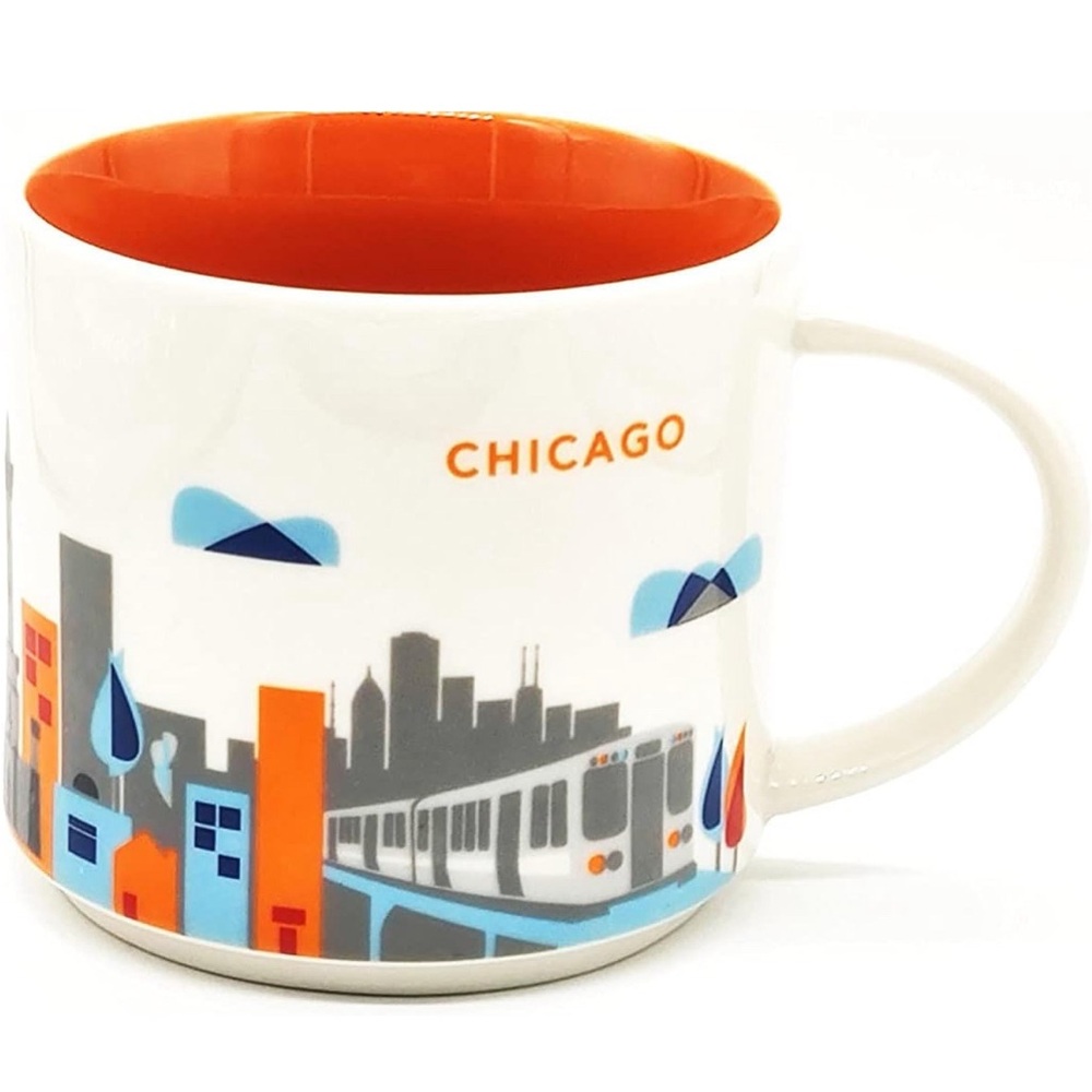 Starbucks Chicago “You Are Here” Collectible City Skyline Mug 2014